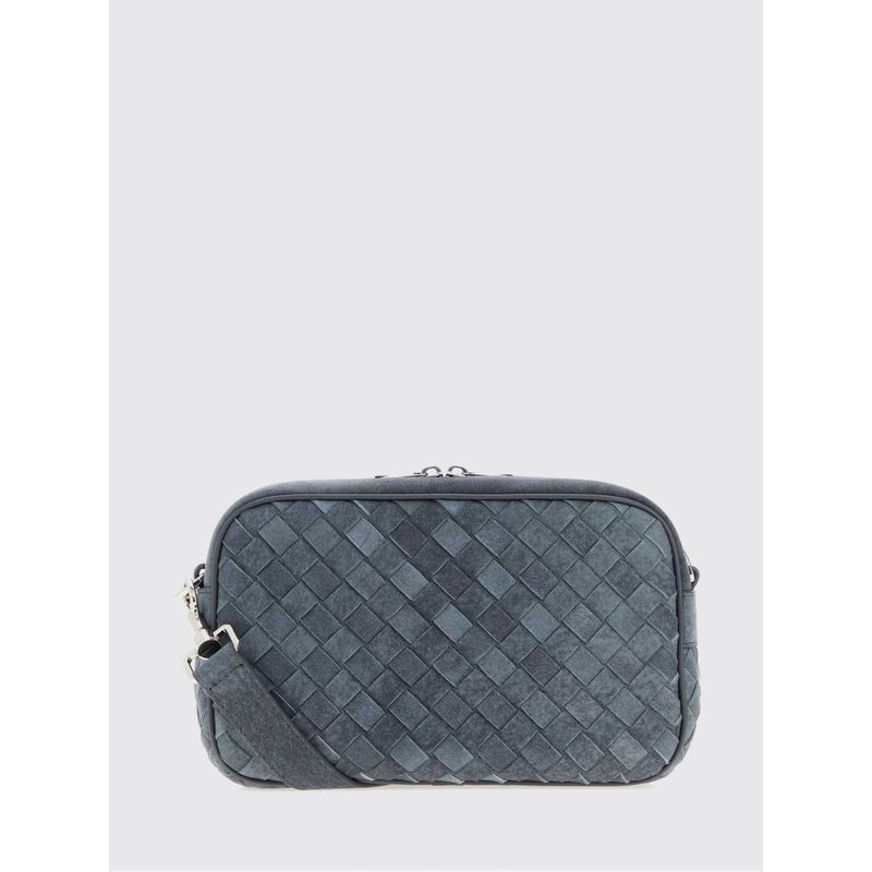 Bottega Veneta Men Bottega Veneta Woven Lambskin Shoulder Bag